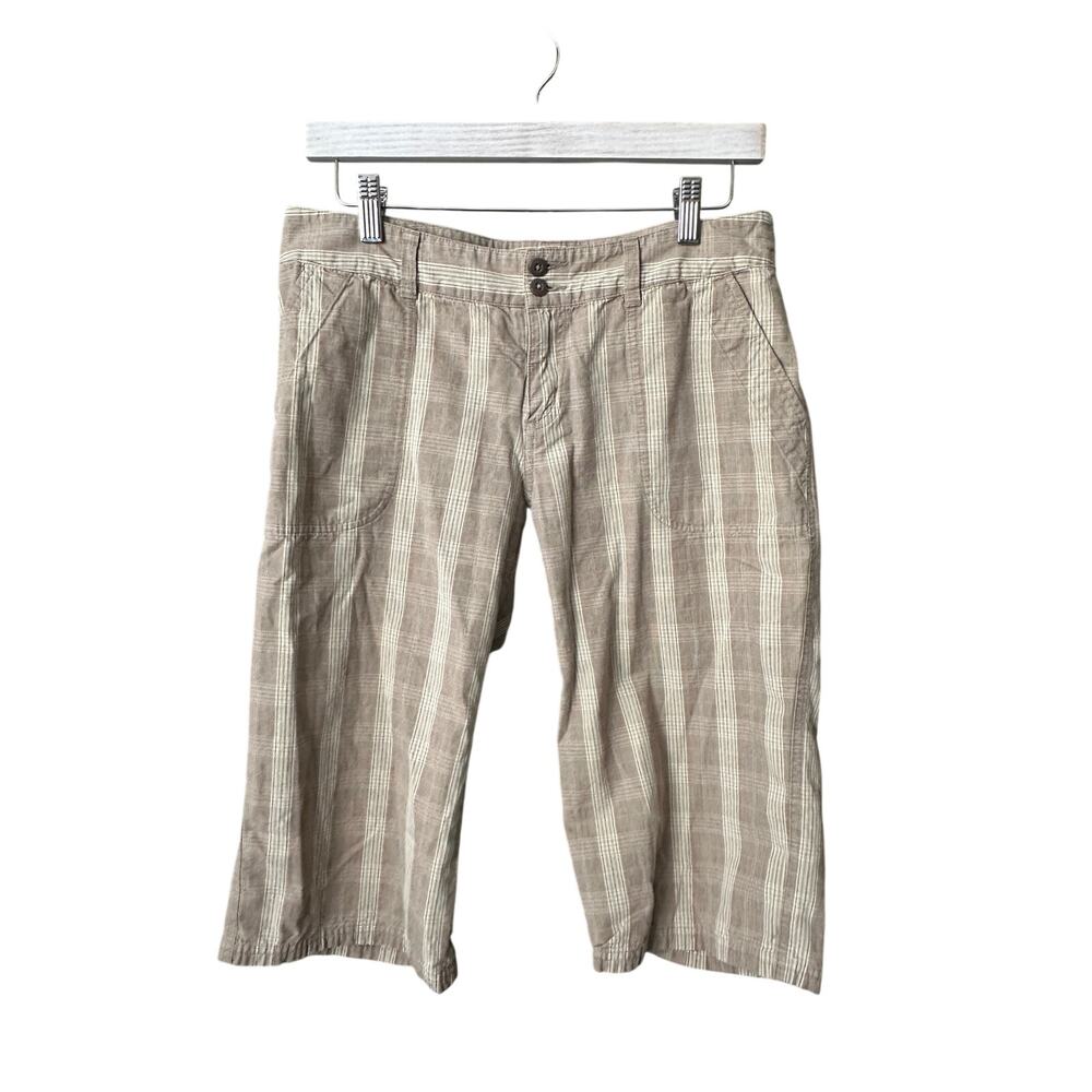 Patagonia Capri Pants Womens 8 Plaid Cropped
